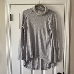 Gray we the free / free people sweater